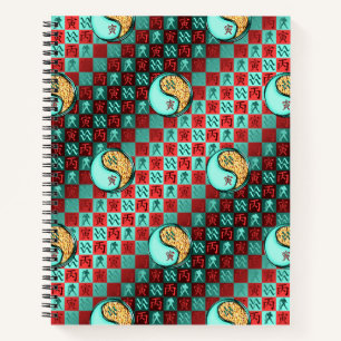 Aquarius & Fire Tiger Notebook