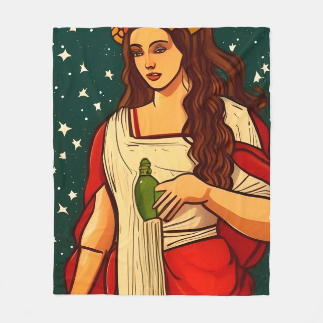 Aquarius  fleece blanket (Front)