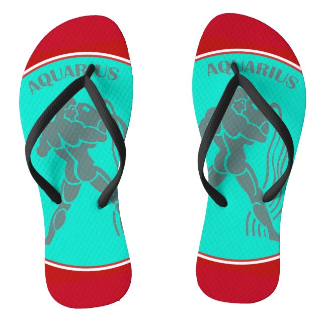 Aquarius Flip Flops (Footbed)