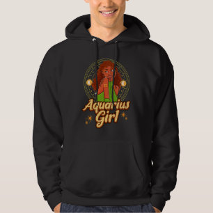 Aquarius Girl Astrology Astrologer Zodiac Sign Hor Hoodie