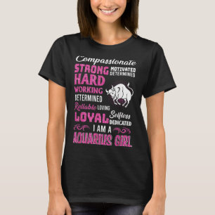 Aquarius Girl Birthday Shirt Funny January Quotes