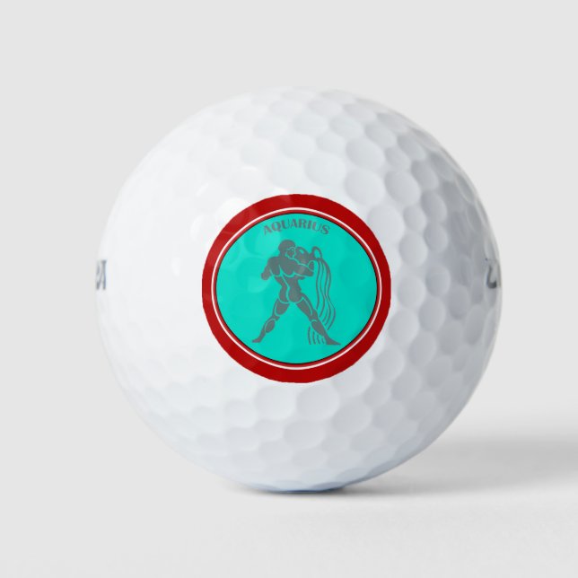 Aquarius Golf Ball (Front)