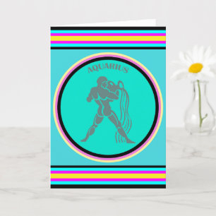 Aquarius Greeting Card