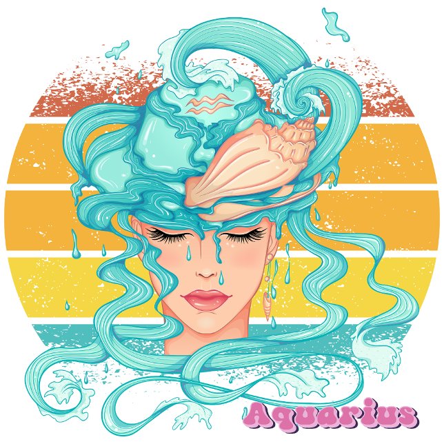 Aquarius Hoodie (Aquarius (January 20 - February 18):
"Innovation Flows, Wherever Your Mind Goes!"
)