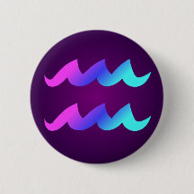Aquarius Horoscope Sign Pink Blue Aqua Purple