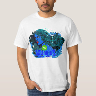Aquarius Horoscope Star Sign  T-Shirt