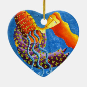 Aquarius Horoscope Zodiac Star Sign Ceramic Ornament