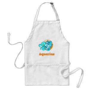 Aquarius illustration standard apron