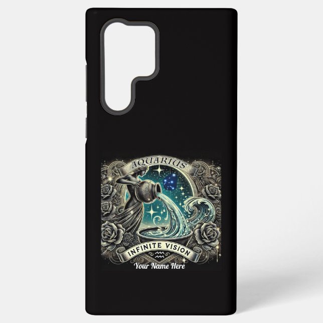 Aquarius “Infinite Vision” Samsung Case (Back)
