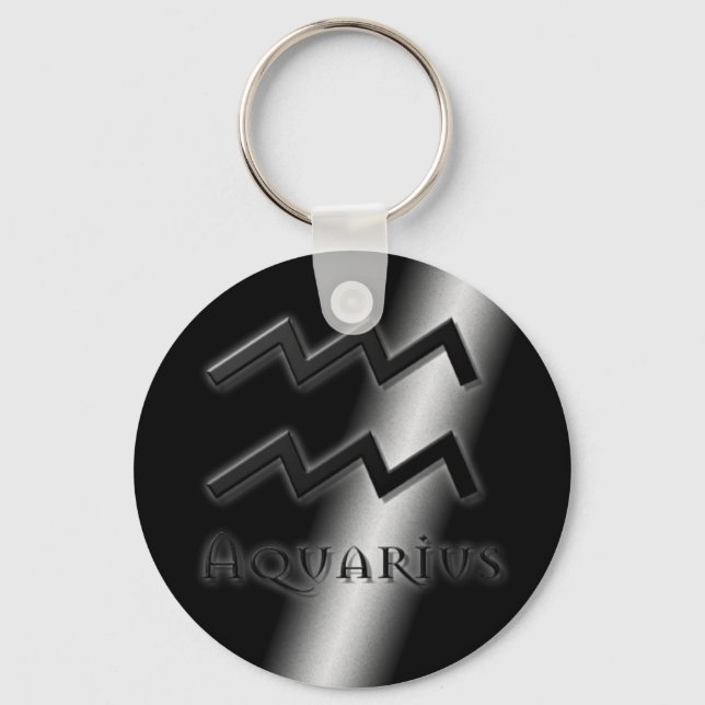 Aquarius Key Ring (Front)
