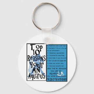 Aquarius Key Ring