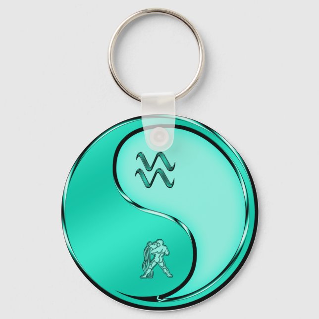 Aquarius Key Ring (Front)