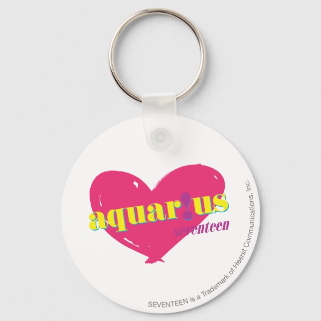 Aquarius Key Ring (Front)