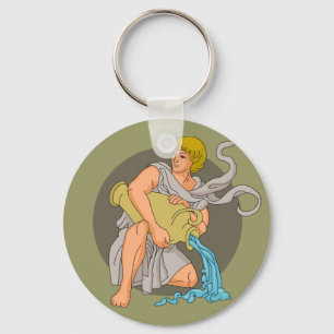 Aquarius Key Ring