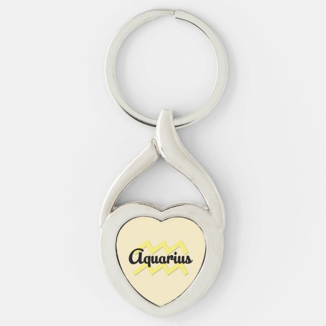 Aquarius Key Ring (Front)