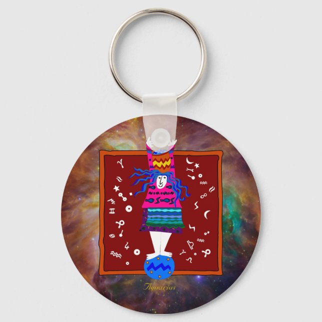 Aquarius Keychain (Front)