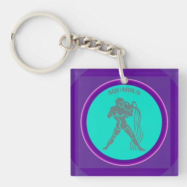 Aquarius Keychain (Front)