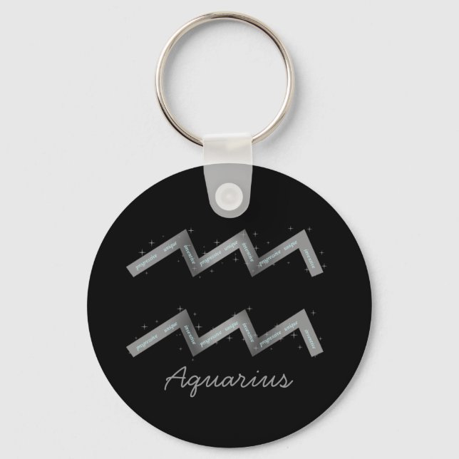 Aquarius Keychain (Front)