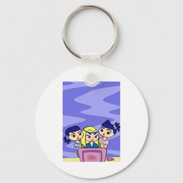 Aquarius Keychain (Front)