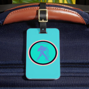 Aquarius Luggage Tag