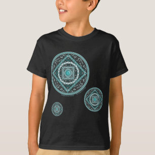 Aquarius Mandala Kid's and Baby Dark Shirt