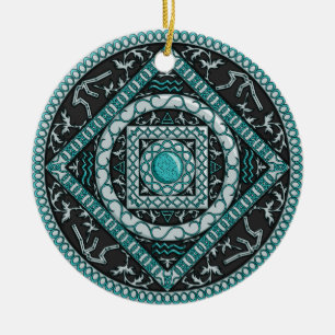 Aquarius Mandala Ornament