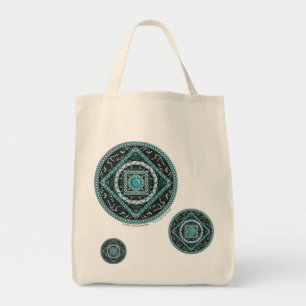 Aquarius Mandala Tote Bag