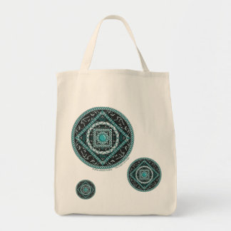 Aquarius Mandala Tote Bag