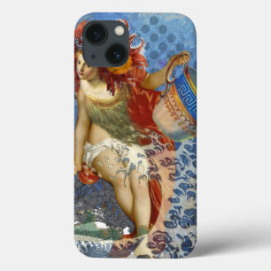 Aquarius Mermaid Gothic Blue Art iPhone 13 Case