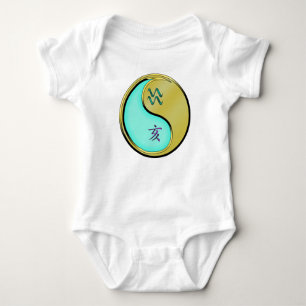 Aquarius & Metal Boar Baby Bodysuit