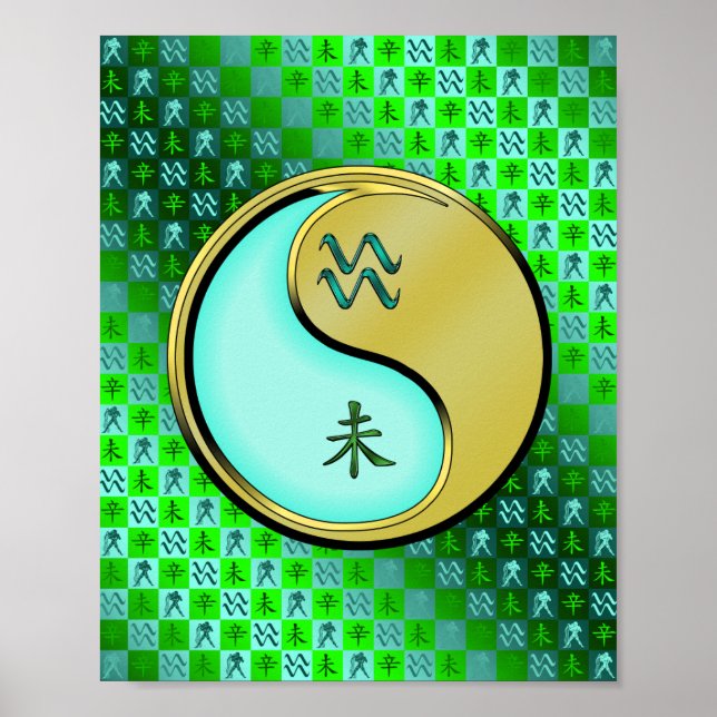 Aquarius & Metal Goat Poster (Front)