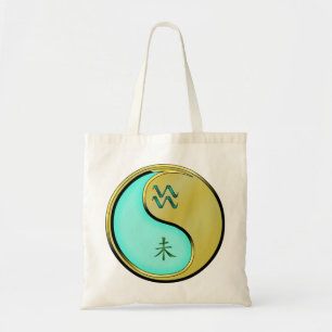Aquarius & Metal Goat Tote Bag