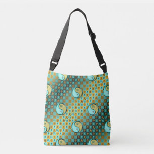 Aquarius & Metal Horse Crossbody Bag