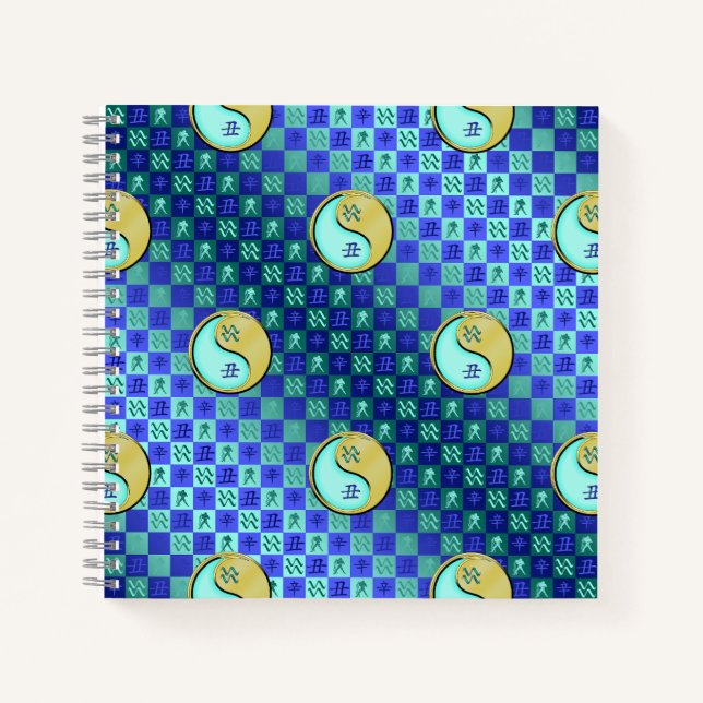 Aquarius & Metal Ox Notebook (Front)