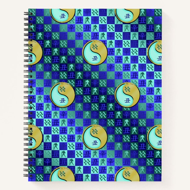 Aquarius & Metal Ox Notebook (Front)