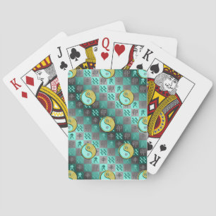 Aquarius & Metal Rabbit Playing Cards