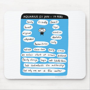 aquarius mouse pad