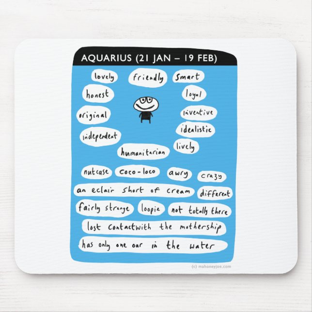 aquarius mouse pad (Front)