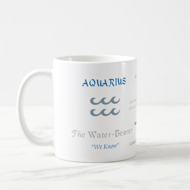 Aquarius mug (Left)