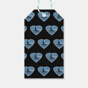 Aquarius Orca Killer Whale Black Gift Tags