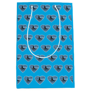 Aquarius Orca Killer Whale Blue Medium Gift Bag