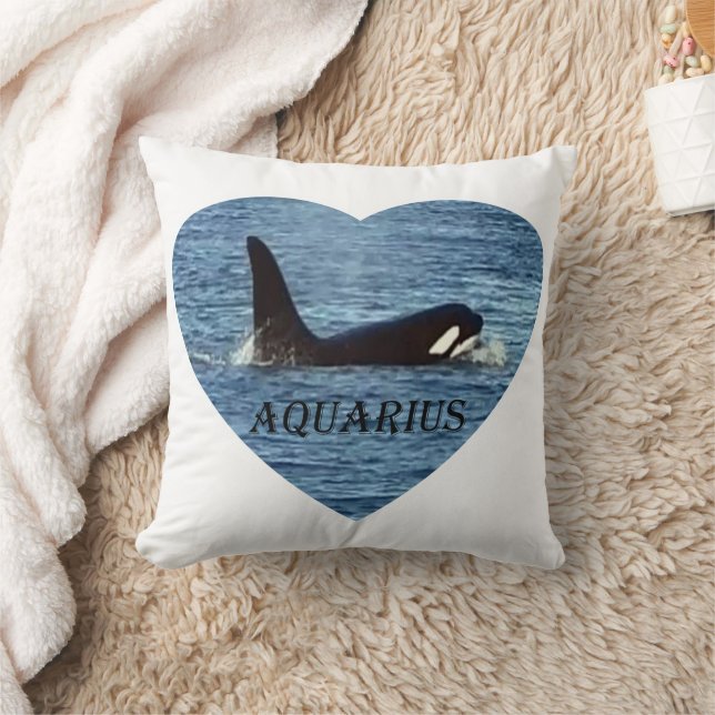 Aquarius Orca West Coast Customizable  Cushion (Blanket)