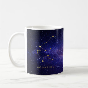 Aquarius Personalised Mug Birthday Gift