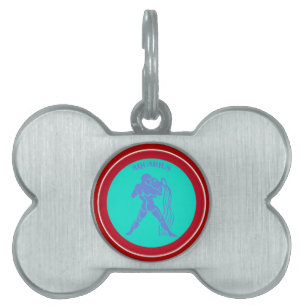 Aquarius Pet Id Tag