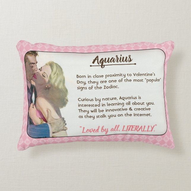 Aquarius Pillow (Front)