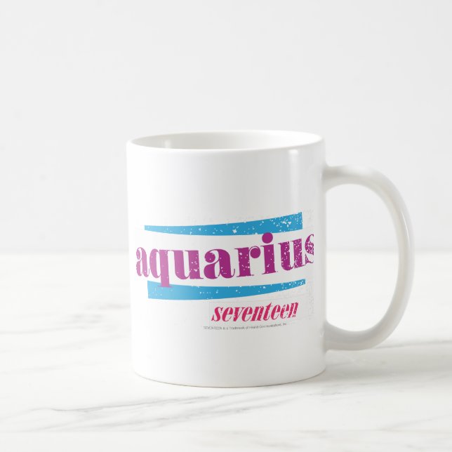 Aquarius Purple Coffee Mug (Right)