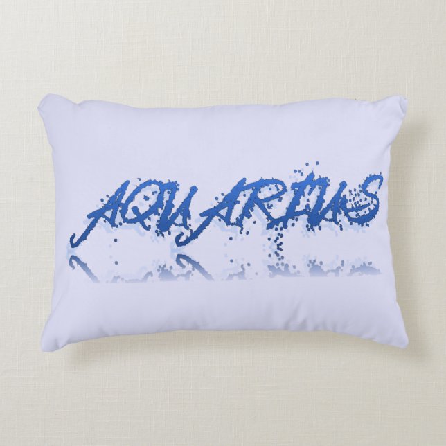 Aquarius Reflection Decorative Cushion (Front)