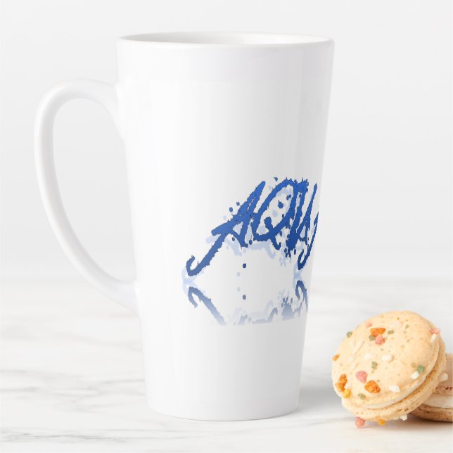 Aquarius Reflection Latte Mug (In Situ)