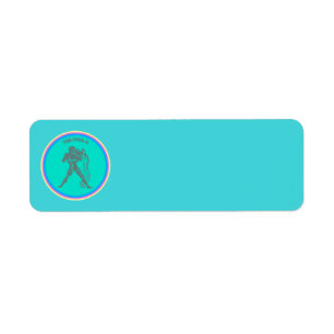 Aquarius Return Address Label