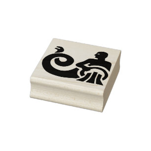 aquarius silhouette art stamp